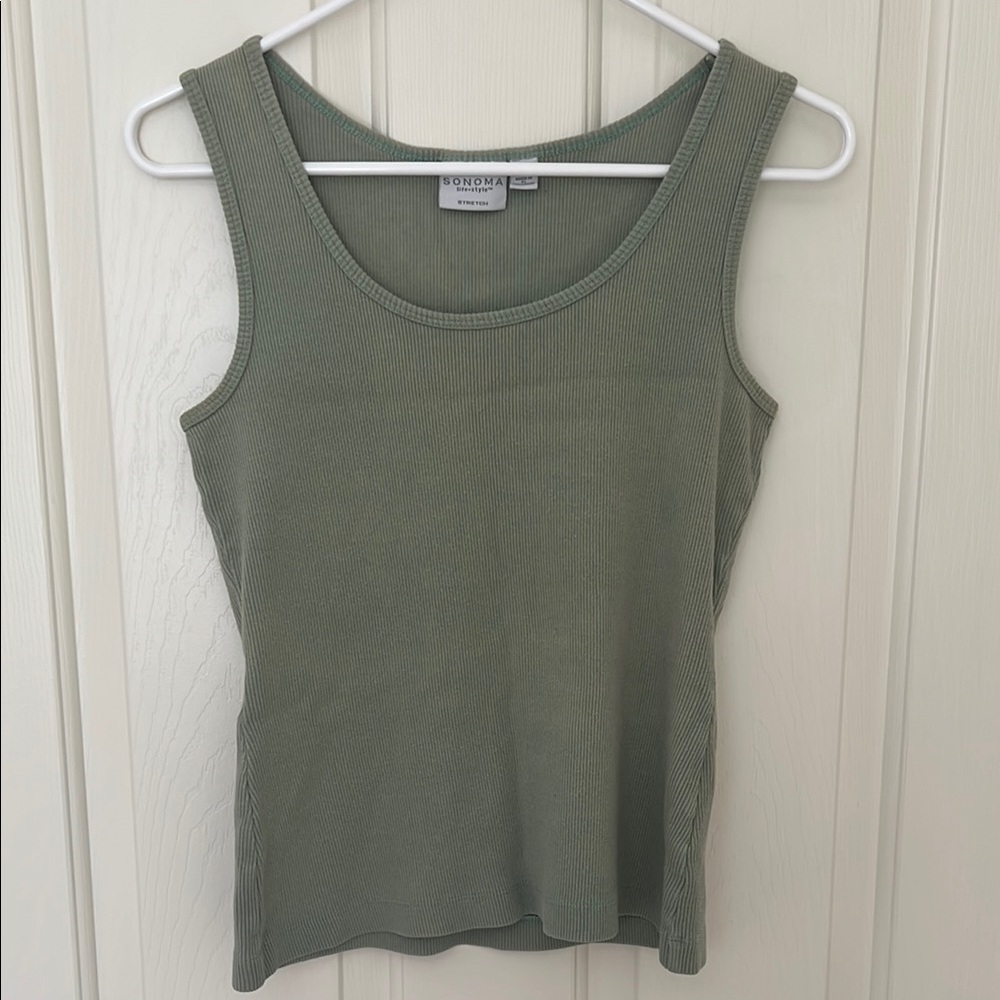 Sonoma Olive Green Women's Tank Top